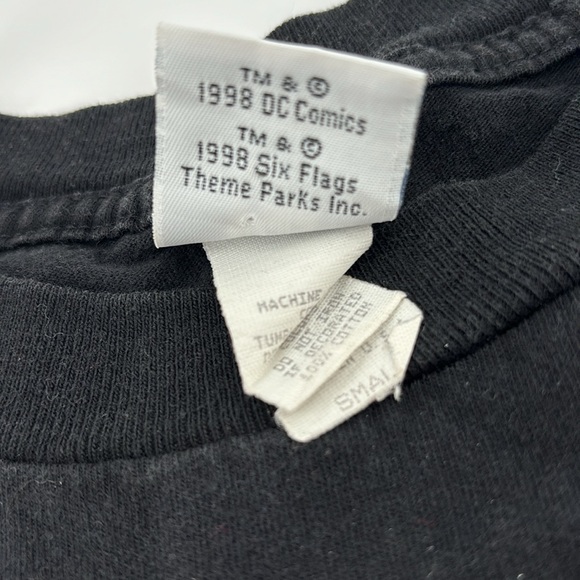 Vintage 1998 Riddlers Revenge six flags Magic Mountain T-shirt - Picture 5 of 9